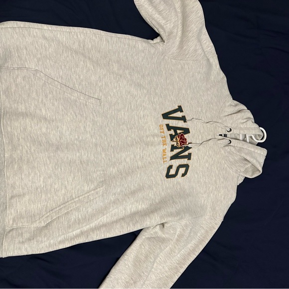 Vans Other - Vans Light Gray Hoodie with Logo